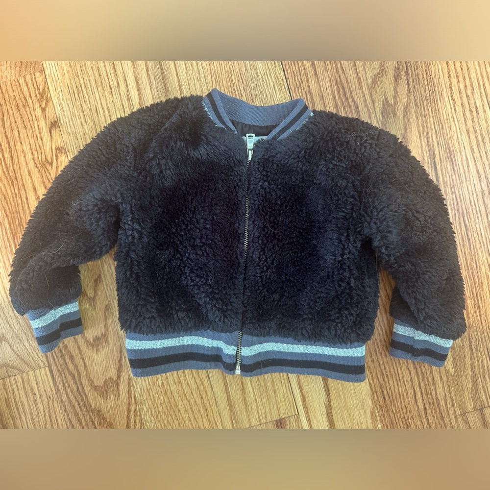 Sovereign Code 12M Sherpa Zip Jacket with Striped Trim